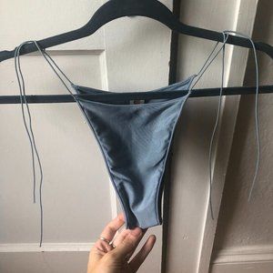 tropic of c blue bikini bottom small